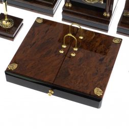 Настольный набор "Версаль" из обсидиана