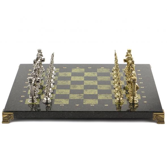 Шахматы &amp;quot;Посейдон&amp;quot; 32х32 см змеевик 120790