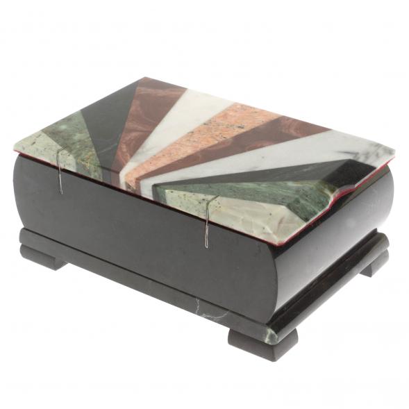 Шкатулка с мозаикой луч 18х12х8 см 129674