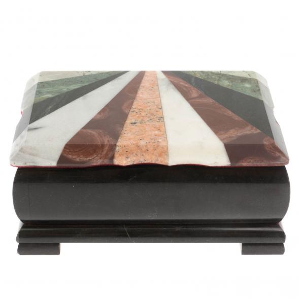 Шкатулка с мозаикой луч 18х12х8 см 129674