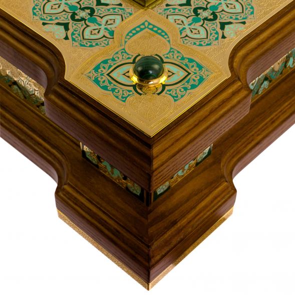 Нарды &amp;quot;Орнамент&amp;quot; камень малахит Златоуст 125193