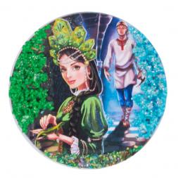 Магнит с рисунком "Хозяйка медной горы" змеевик