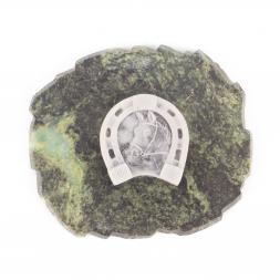 Магнит "Подкова" из змеевика