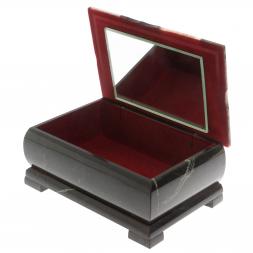 Шкатулка с мозаикой косой луч 18х12х8 см