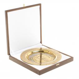 Тарелка с гравюрой &amp;quot;Медведь&amp;quot; 22,5 см Златоуст