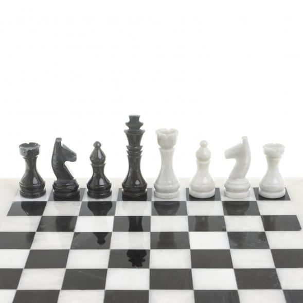 Шахматы &amp;quot;Классические&amp;quot; из мрамора доска 30х30 см 123971