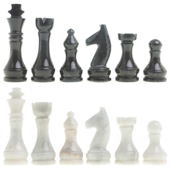 Шахматы &amp;quot;Классические&amp;quot; из мрамора доска 30х30 см 123971