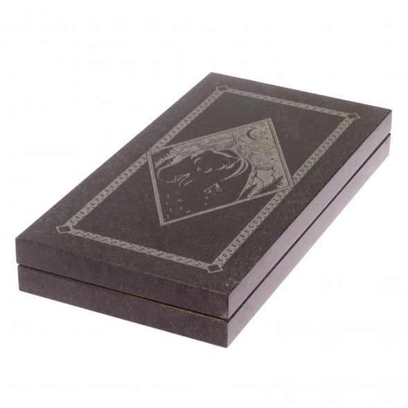 Нарды &amp;quot;Хищники&amp;quot; из камня гранит 125430