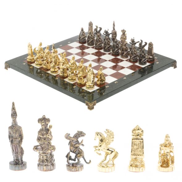 Шахматы подарочные &amp;quot;Шахерезада&amp;quot; доска 40х40 см мрамор лемезит 127259