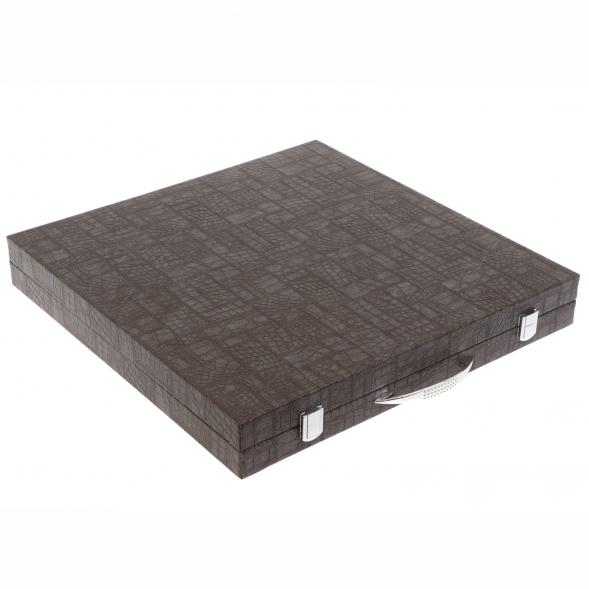 Шахматы &amp;quot;Царь Леонид&amp;quot; доска 28х28 см шабровский змеевик 127968