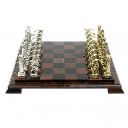 Шахматы &amp;quot;Олимпийские игры&amp;quot; доска 40х40 см из обсидиана