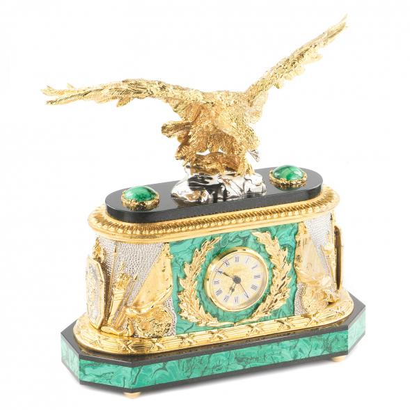 Часы &amp;quot;Орел&amp;quot; малахит Златоуст 119797