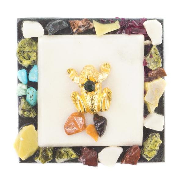 Магнит &amp;quot;Жаба&amp;quot; из камня 120065