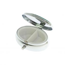 Таблетница овальная на 2 отделения камень азурит