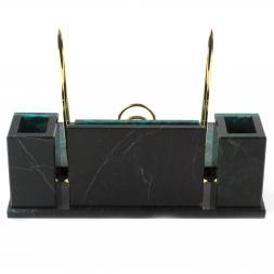 Настольный набор &amp;quot;Советник&amp;quot; из змеевика