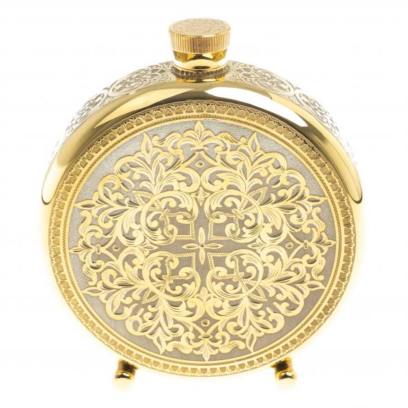 Подарочный набор &amp;quot;Филин&amp;quot; фляжка и 2 стопки перевертыша Златоуст 123698