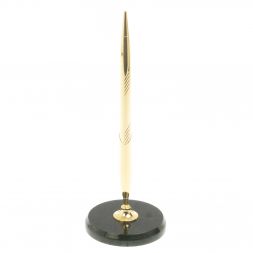 Подставка под ручку из нефрита 7х7х21 см