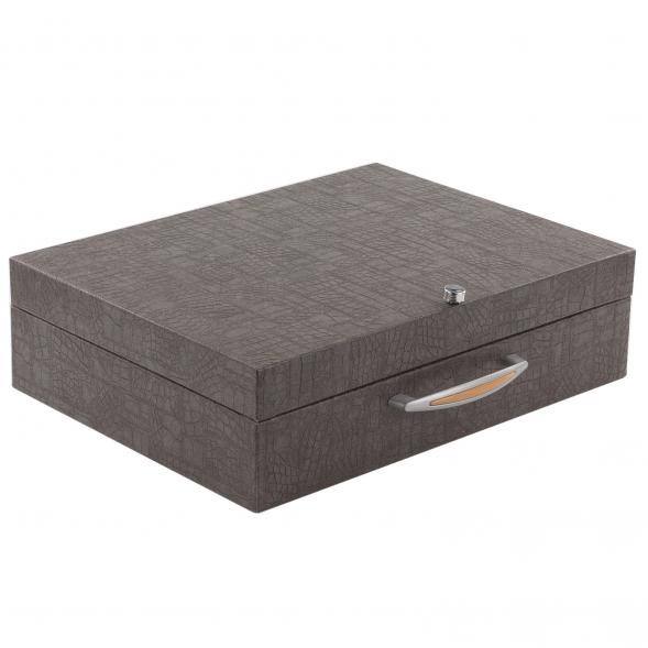 Лоток для бумаг А4 камень малахит Златоуст 120341