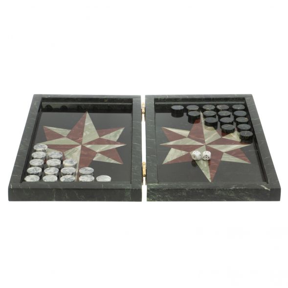 Нарды &amp;quot;Роза ветров&amp;quot; лемезит / офиокальцит 127341