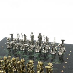 Шахматы &amp;quot;Атлас&amp;quot; доска 28х28 см шабровский змеевик