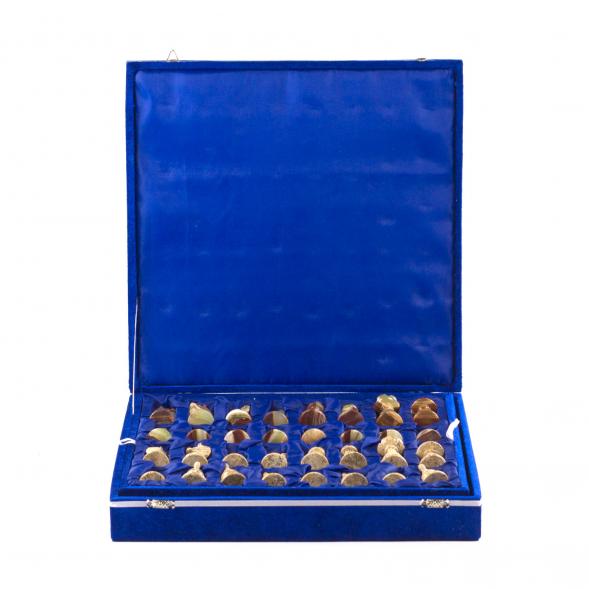 Декоративные шахматы &amp;quot;Игрок&amp;quot; доска 38х38 см камень оникс 121665