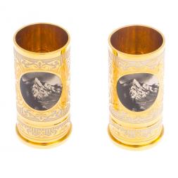 Набор из двух стопок &amp;quot;Лось&amp;quot; 40 мл Златоуст