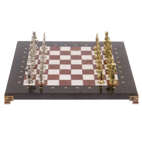 Шахматы &amp;quot;Афина&amp;quot; доска 32х32 см лемезит мрамор 126045