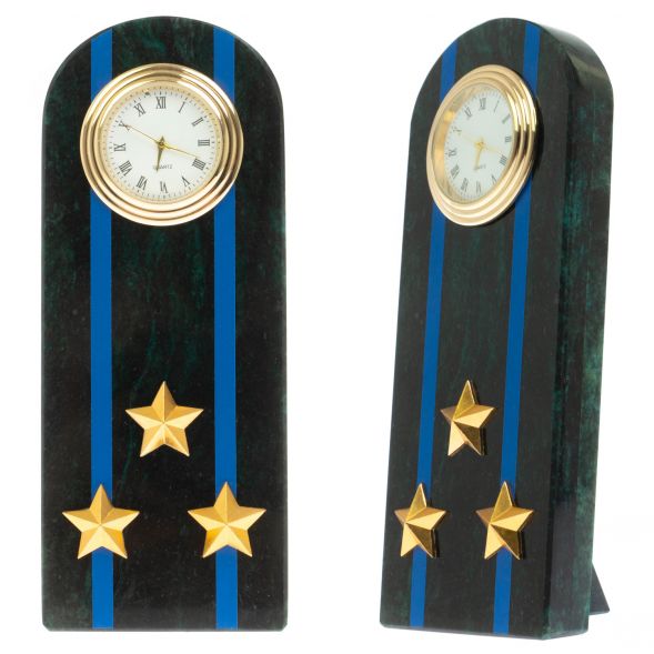 Часы-погон &amp;quot;Полковник МЮ&amp;quot; камень змеевик 129187