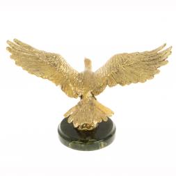 Бронзовая статуэтка &amp;quot;Орел на взлете&amp;quot; нефрит
