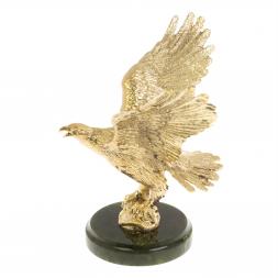 Бронзовая статуэтка &amp;quot;Орел на взлете&amp;quot; нефрит