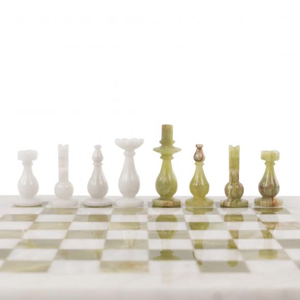 Сувенирные шахматы &amp;quot;Стандарт&amp;quot; доска 38х38 см из оникса и мрамора 121667