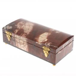 Ларец из яшмы 18х8,5х5,5 см