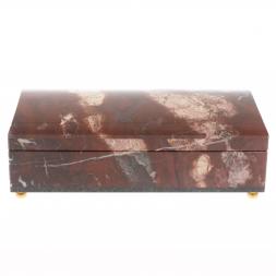 Ларец из яшмы 18х8,5х5,5 см