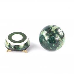 Сувенир &amp;quot;Шар Антистресс&amp;quot; камень змеевик 10 см