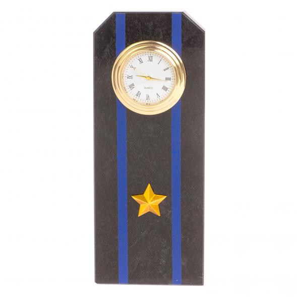 Часы &amp;quot;Погон майор Авиации ВМФ&amp;quot; из змеевика 113521