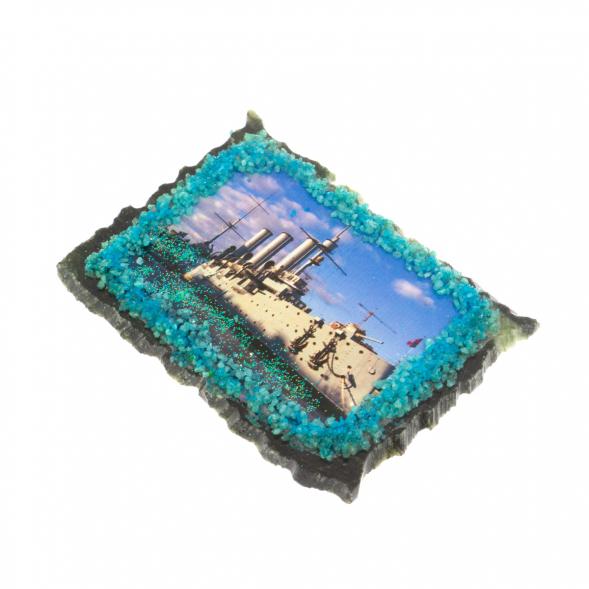 Магнит &amp;quot;Крейсер Аврора&amp;quot; змеевик 129808