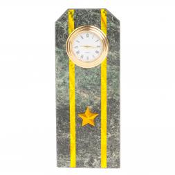 Часы &amp;quot;Погон майор таможни&amp;quot; камень змеевик