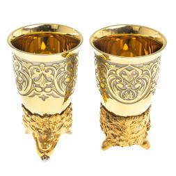 Стопки перевертыши &amp;quot;Волк&amp;quot; 70 мл 2 шт Златоуст