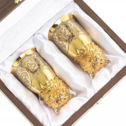 Стопки перевертыши &amp;quot;Волк&amp;quot; 70 мл 2 шт Златоуст