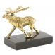 Статуэтка &amp;quot;Олень идет&amp;quot; малый змеевик бронза 120072