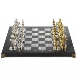 Шахматы сувенирные &amp;quot;Великая Отечественная война&amp;quot; доска 44х44 см мрамор змеевик