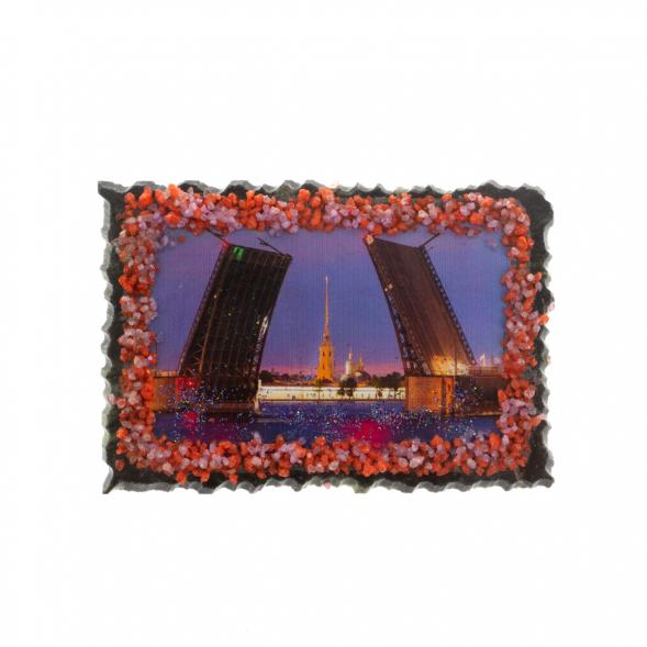 Магнит &amp;quot;Разводные мосты&amp;quot; на змеевике 129809