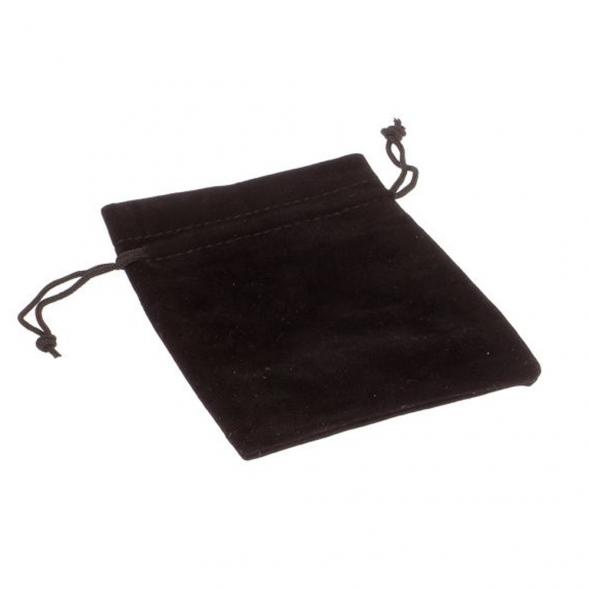 Четки из камня серый обсидиан 12 зерен 124380