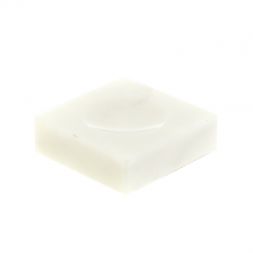 Подставка под шар из камня белый мрамор 4х4х1,5 см