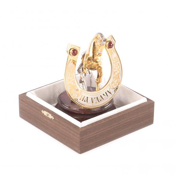 Сувенир из яшмы &amp;quot;Подкова на удачу&amp;quot; 113918