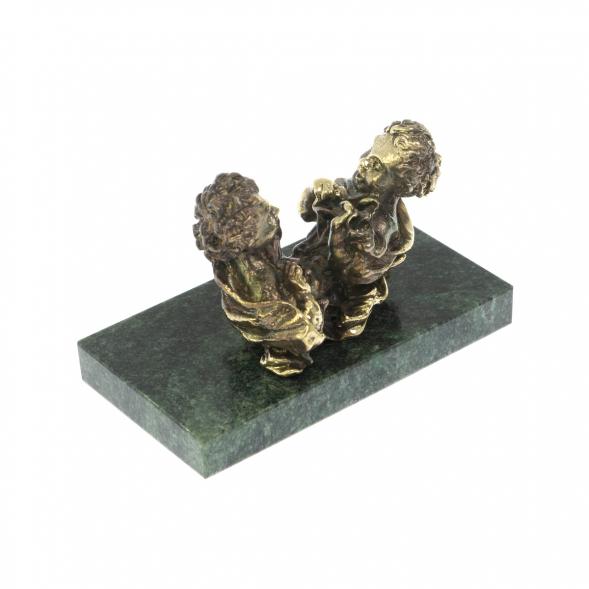 Сувенир статуэтка знак зодиака &amp;quot;Близнецы&amp;quot; бронза камень 116088