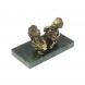 Сувенир статуэтка знак зодиака &amp;quot;Близнецы&amp;quot; бронза камень 116088