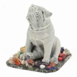 Сувенир из мрамолита &amp;quot;Мопс&amp;quot;