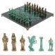 Шахматы &amp;quot;Александр Македонский&amp;quot; фигуры бронза / патина 36х36х см змеевик 128371