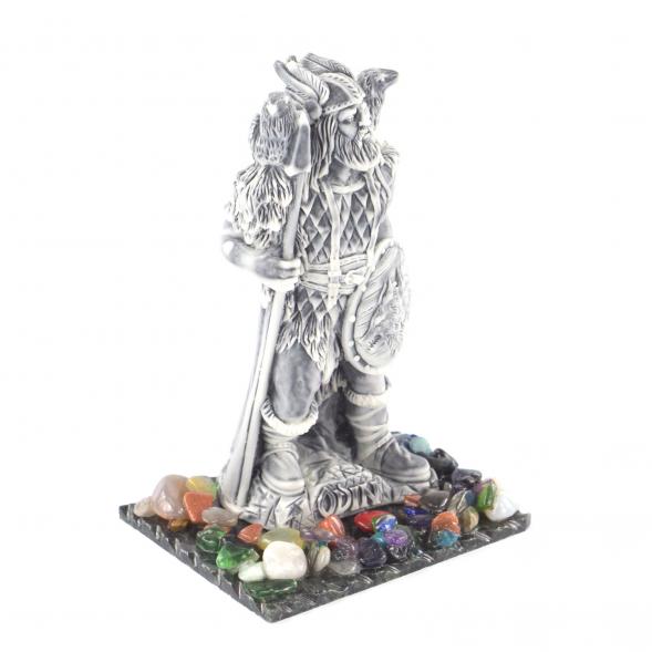 Сувенир &amp;quot;Один&amp;quot; из мрамолита на подставке из змеевика 121197